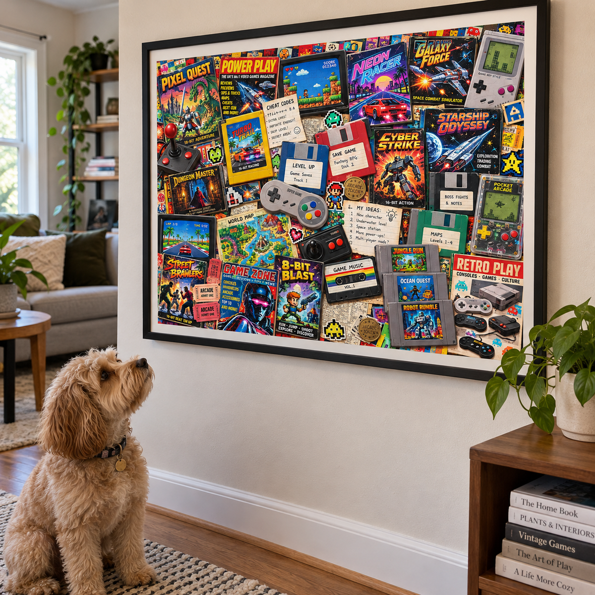 80's & 90's Retro Gaming Nostalgia โ 500/1000 Piece Jigsaw Puzzle