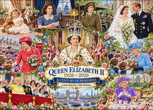 Britain Through the Years: 1926-2026 – A Century of Memories: 1000 Pieces of a Puzzle❤️