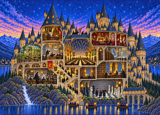 Hogwarts: Magical Moments Within — 1000-Piece Jigsaw Puzzle