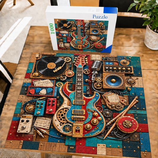 Retro Music Rhapsody – 1000-Piece Jigsaw Puzzle