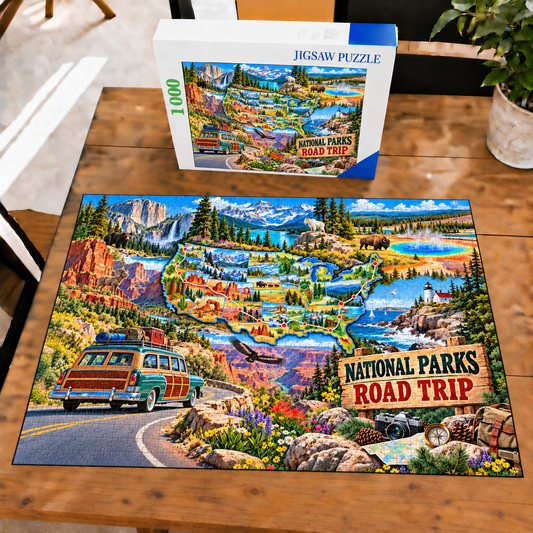 National Parks Road Trip – 1,000-Piece Puzzle
