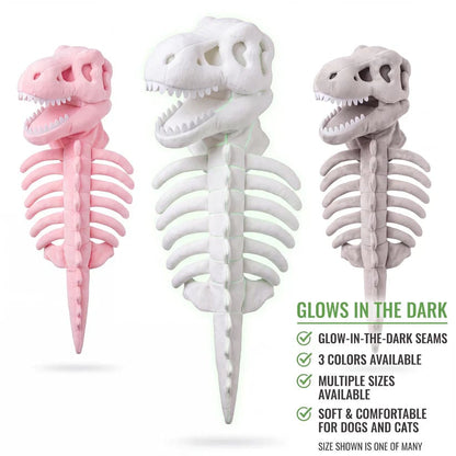 Glow-in-the-dark dinosaur skeleton pet costume - image 6