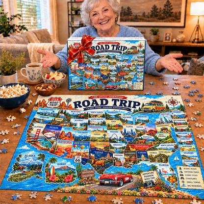 The Great American Road Trip — 1,000-Piece Puzzle
