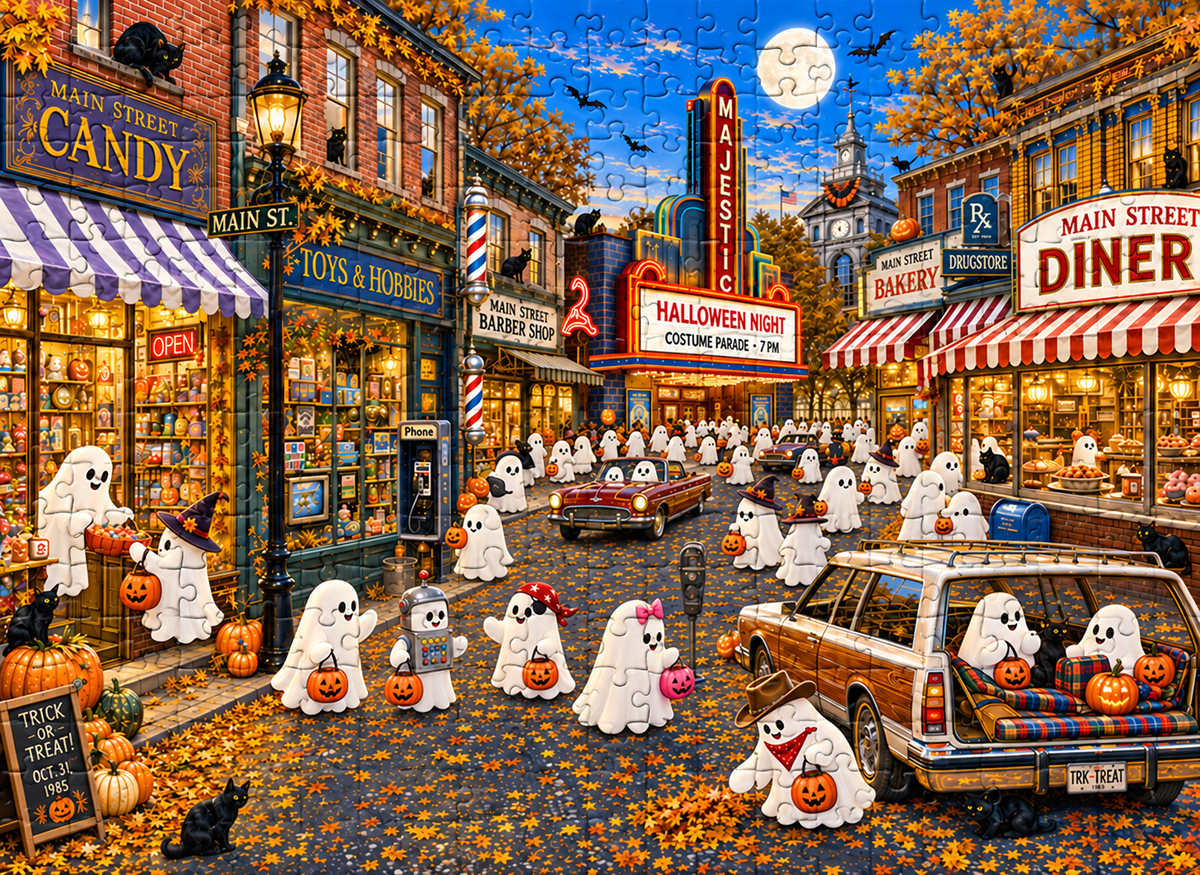 The Moonlit Ghost Library Puzzle