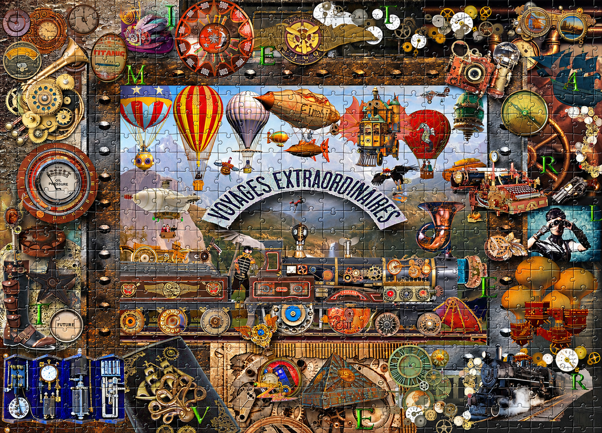 Steampunk 1000 Piece Jigsaw Puzzle