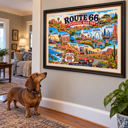 Route 66 Centennial Road Trip Puzzle — 100 Years of the Mother Road