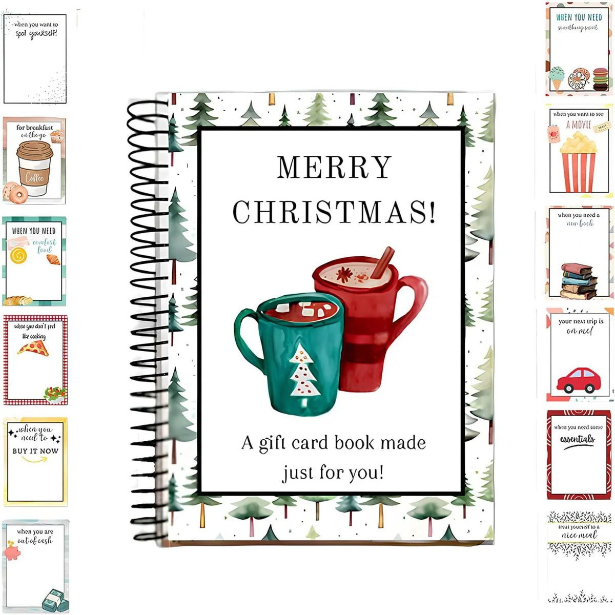 Weihnachtsgeschenkkartenbuch