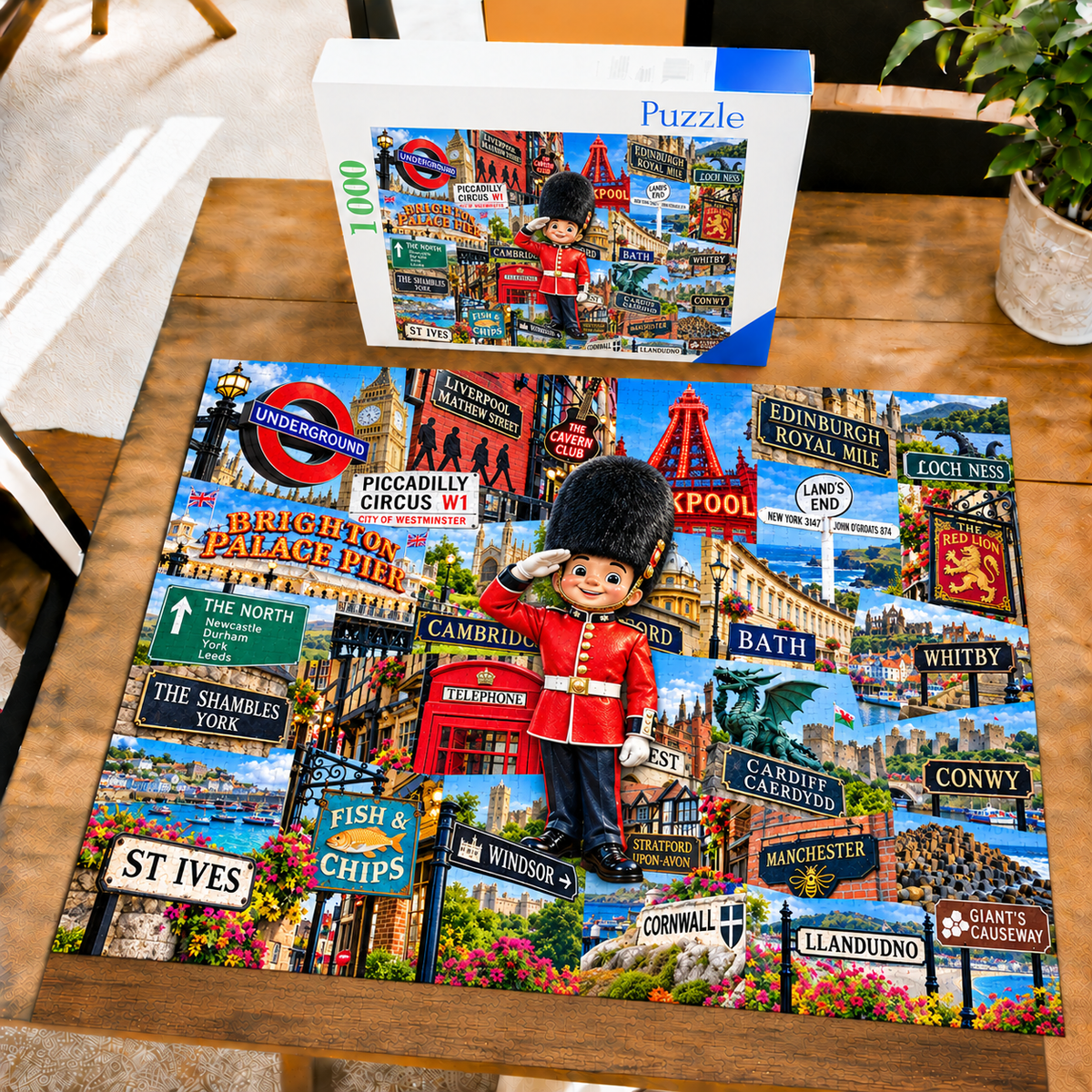 Signs Across Britain — 500/1000-Piece Jigsaw Puzzle
