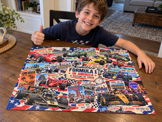F1 Across America – A History of Speed Puzzle 500/1000 pcs
