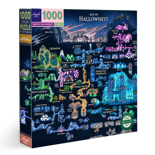 Hollow Knight Map  - Hollownest World Map puzzle -Inspired by Hollow Knight