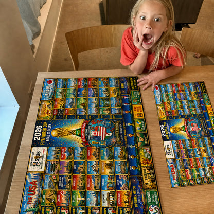 2026 World Cup 48-Team Lineup Collector's Puzzle – 500/1000 Pieces