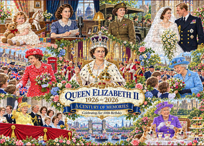 Britain Through the Years:  1926-2026 – A Century of Memories: 1000 Pieces of a Puzzle❤️