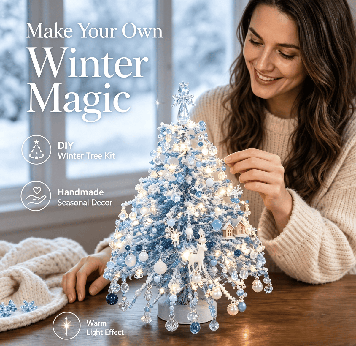 🎄 Kit de fabrication de sapin de Noël en perles – Créez votre propre décoration de fête étincelante – 50 % de réduction pour une durée limitée