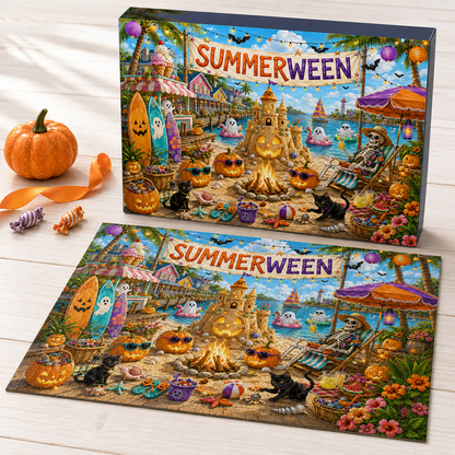 Summerween Beach Party Jigsaw Puzzle
