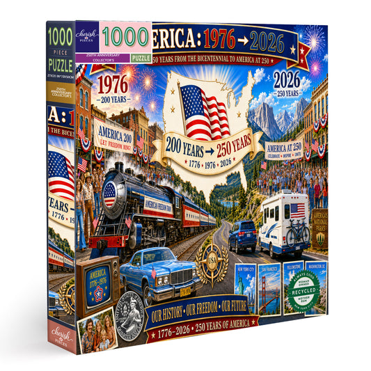 America: 1976 → 2026 – 250th Anniversary Collector’s Puzzle