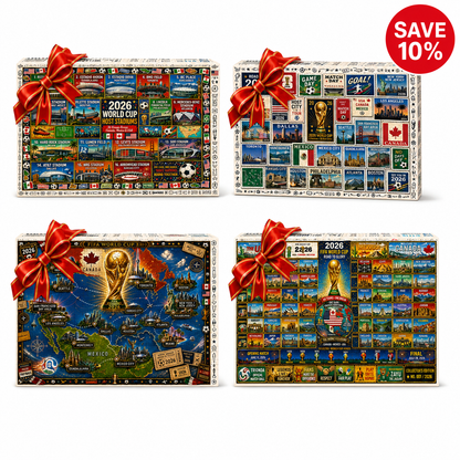 2026 World Cup 48-Team Lineup Collector's Puzzle – 500/1000 Pieces