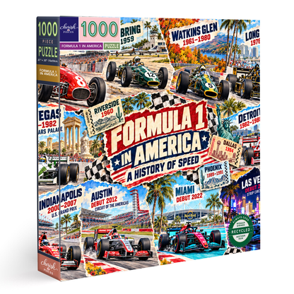 F1 Across America – A History of America Speed Puzzle 1000PCS