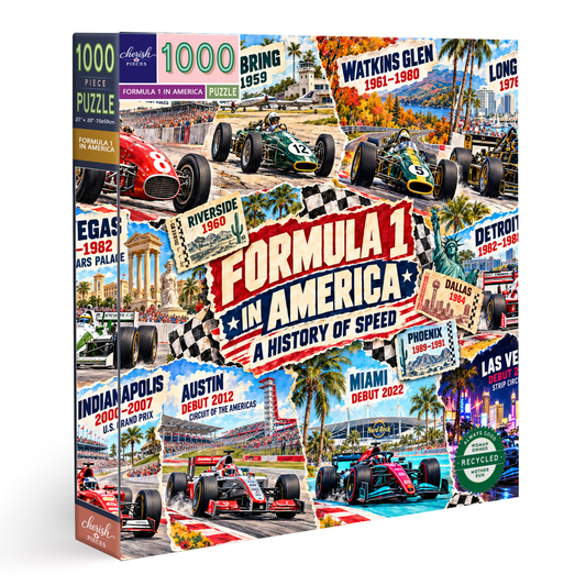 F1 Across America – A History of America Speed Puzzle 1000PCS