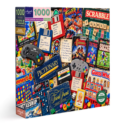 Nostalgie du rétrogaming des années 80 et 90 – Puzzle de 500/1000 pièces