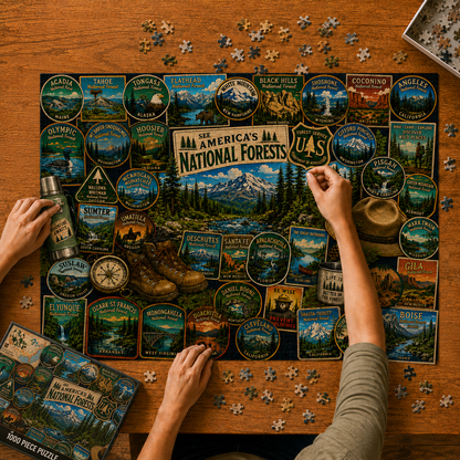 US National Parks Commemorative Edition Puzzle