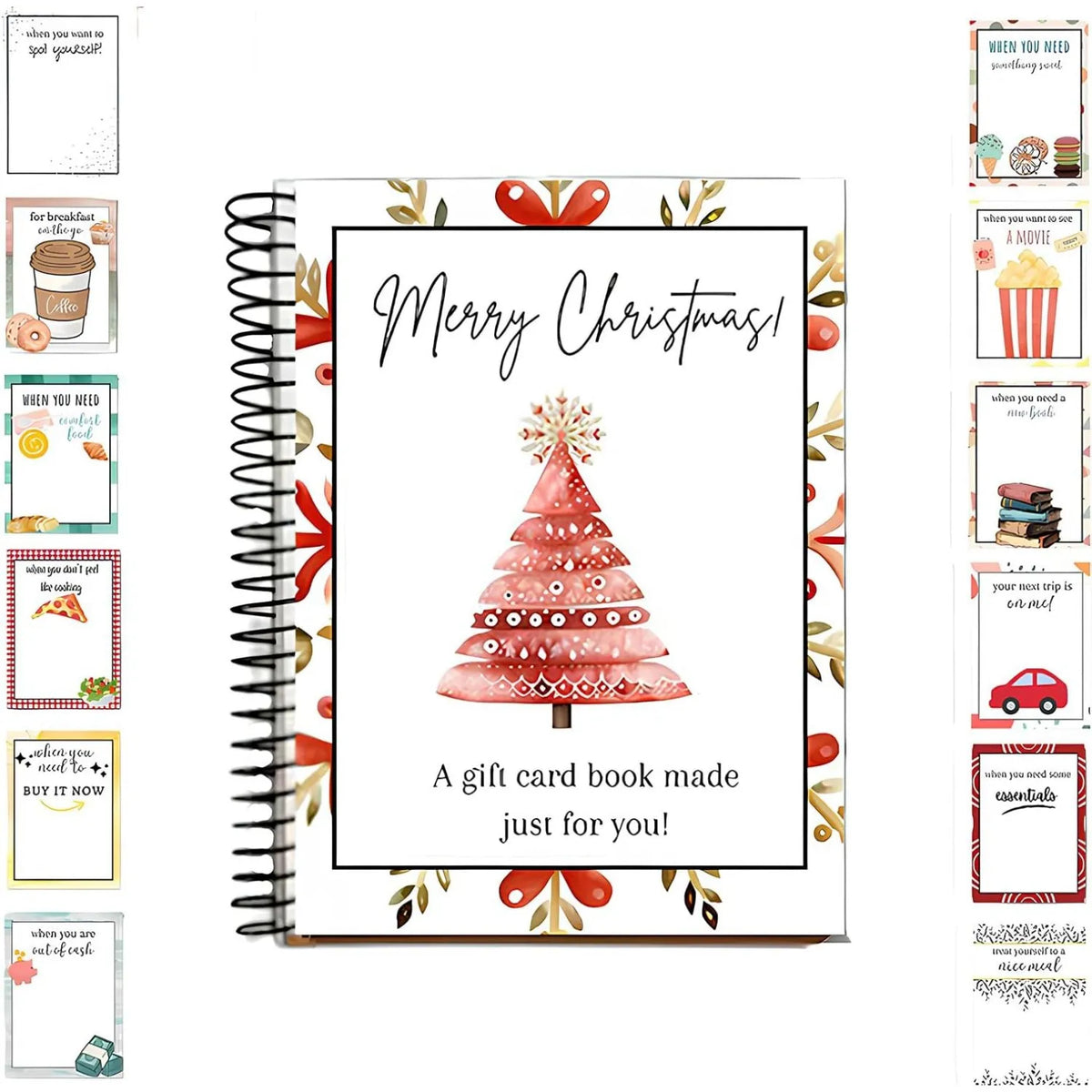 Weihnachtsgeschenkkartenbuch