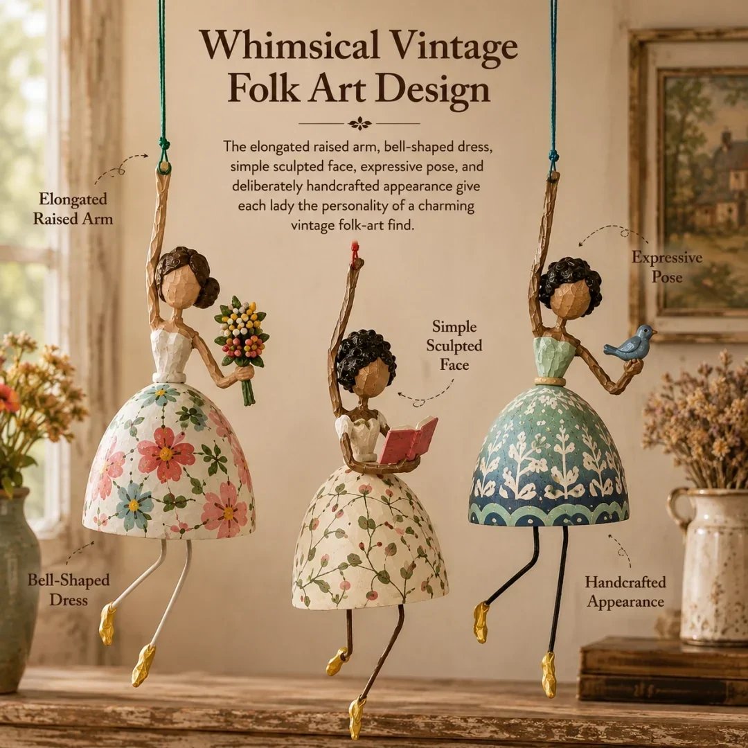 Dancing Lady Hanging Ornament – image 3