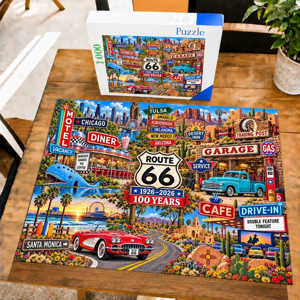 Route 66: A Century of Roadside Memories  Jigsaw Puzzle