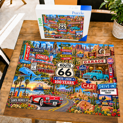 Route 66: A Century of Roadside Memories  Jigsaw Puzzle