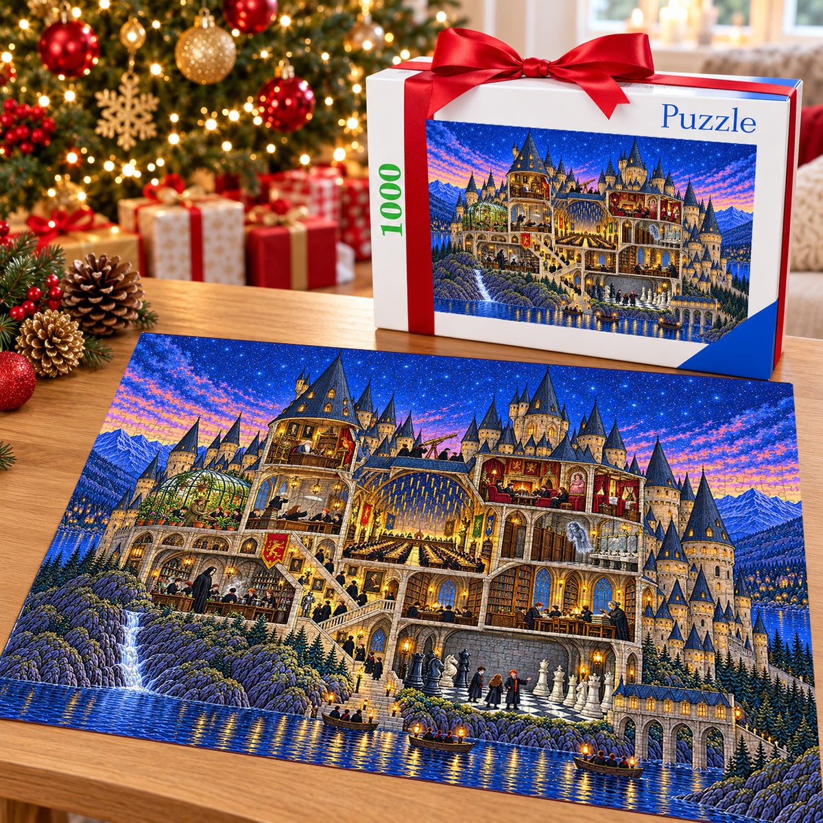 Hogwarts: Magical Moments Within — 1000-Piece Jigsaw Puzzle