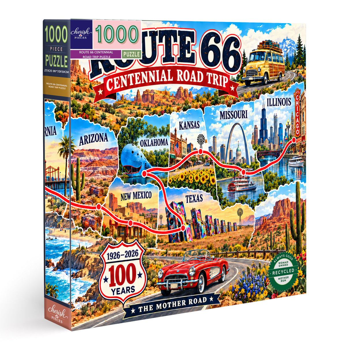 Route 66 Centennial Road Trip Puzzle — 100 Years of the Mother Road
