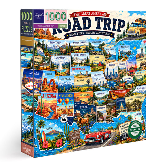 The Great American Road Trip — 1,000-Piece Puzzle