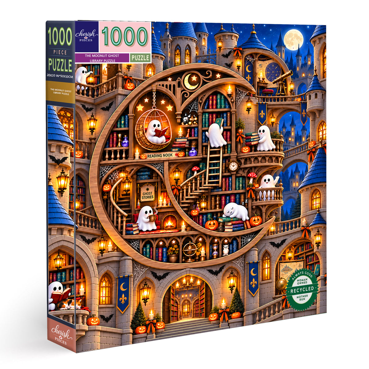 The Moonlit Ghost Library Puzzle