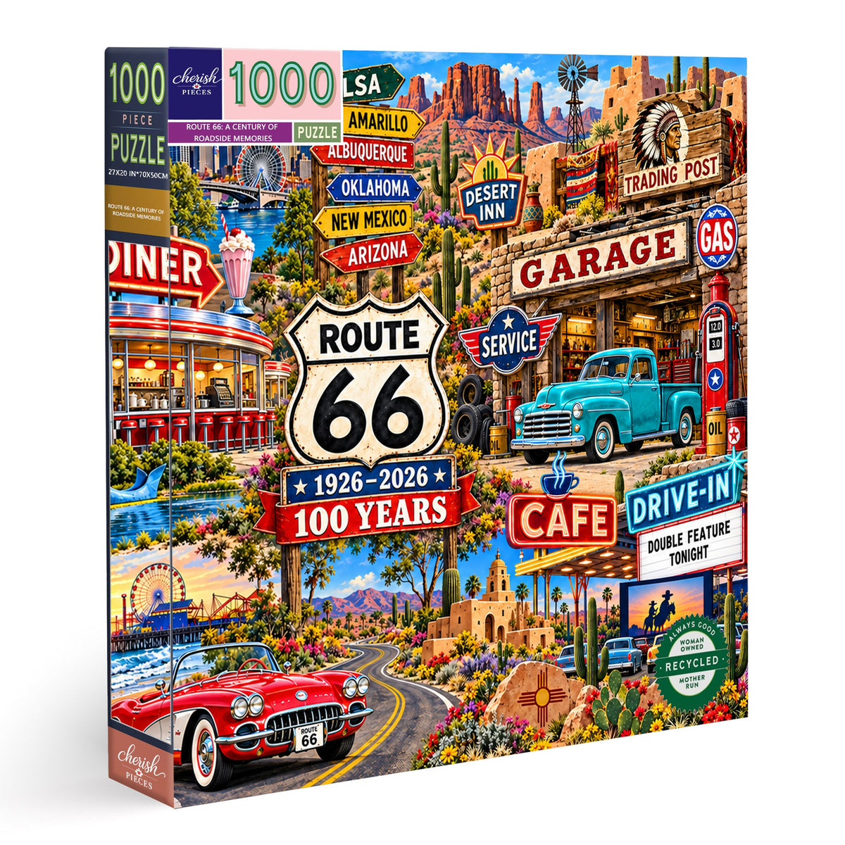 Route 66: A Century of Roadside Memories  Jigsaw Puzzle