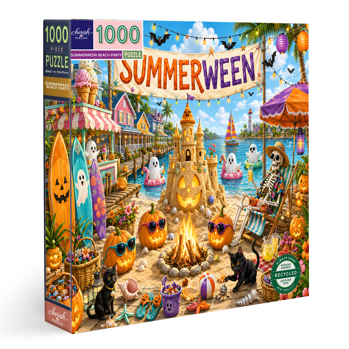 Summerween Beach Party Jigsaw Puzzle