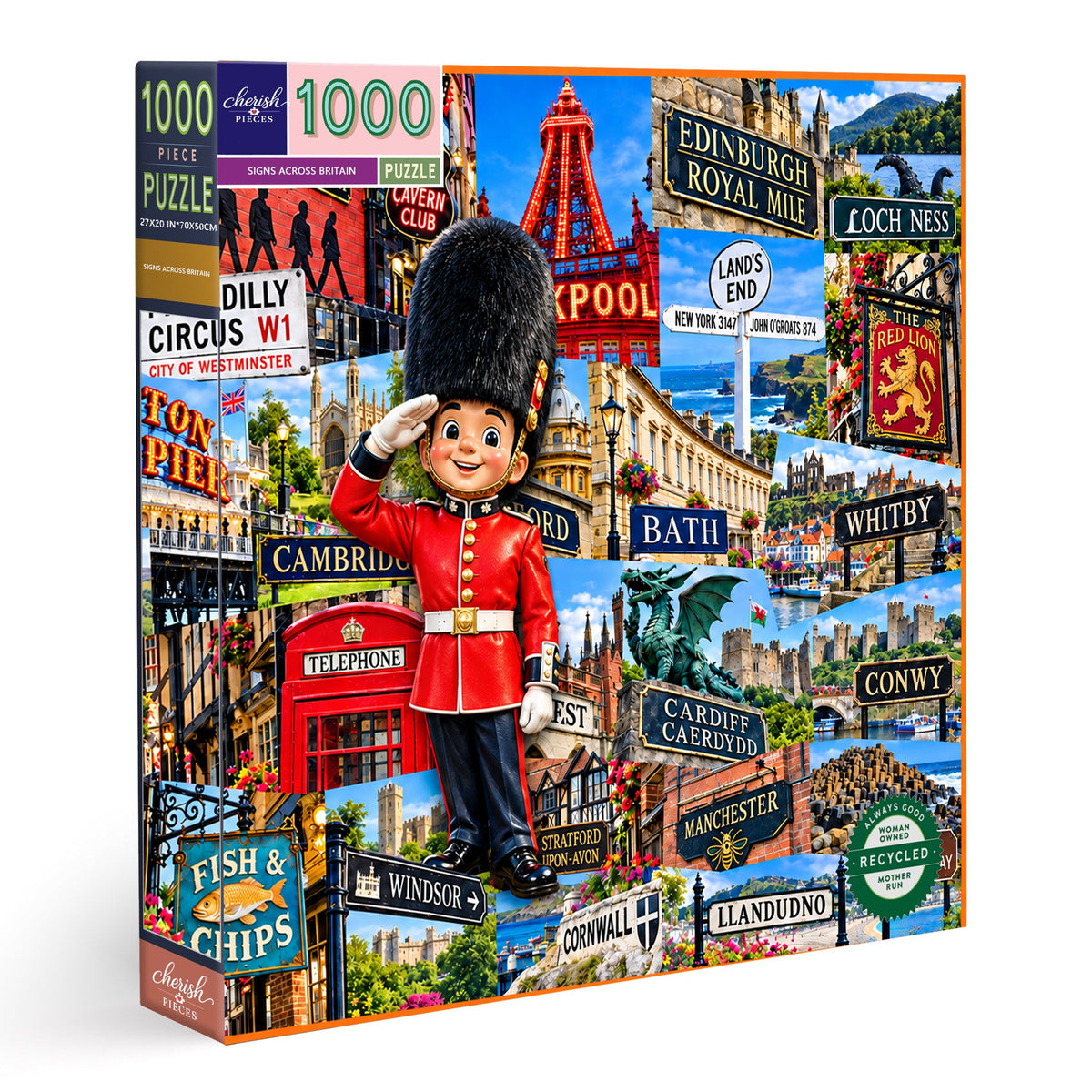 Signs Across Britain — 500/1000-Piece Jigsaw Puzzle