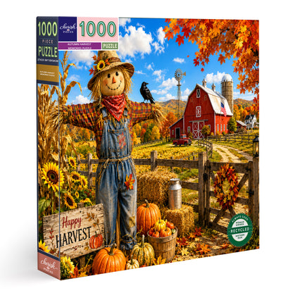 Autumn Harvest Memories Puzzle – 1000 Piece Fall Farm Jigsaw