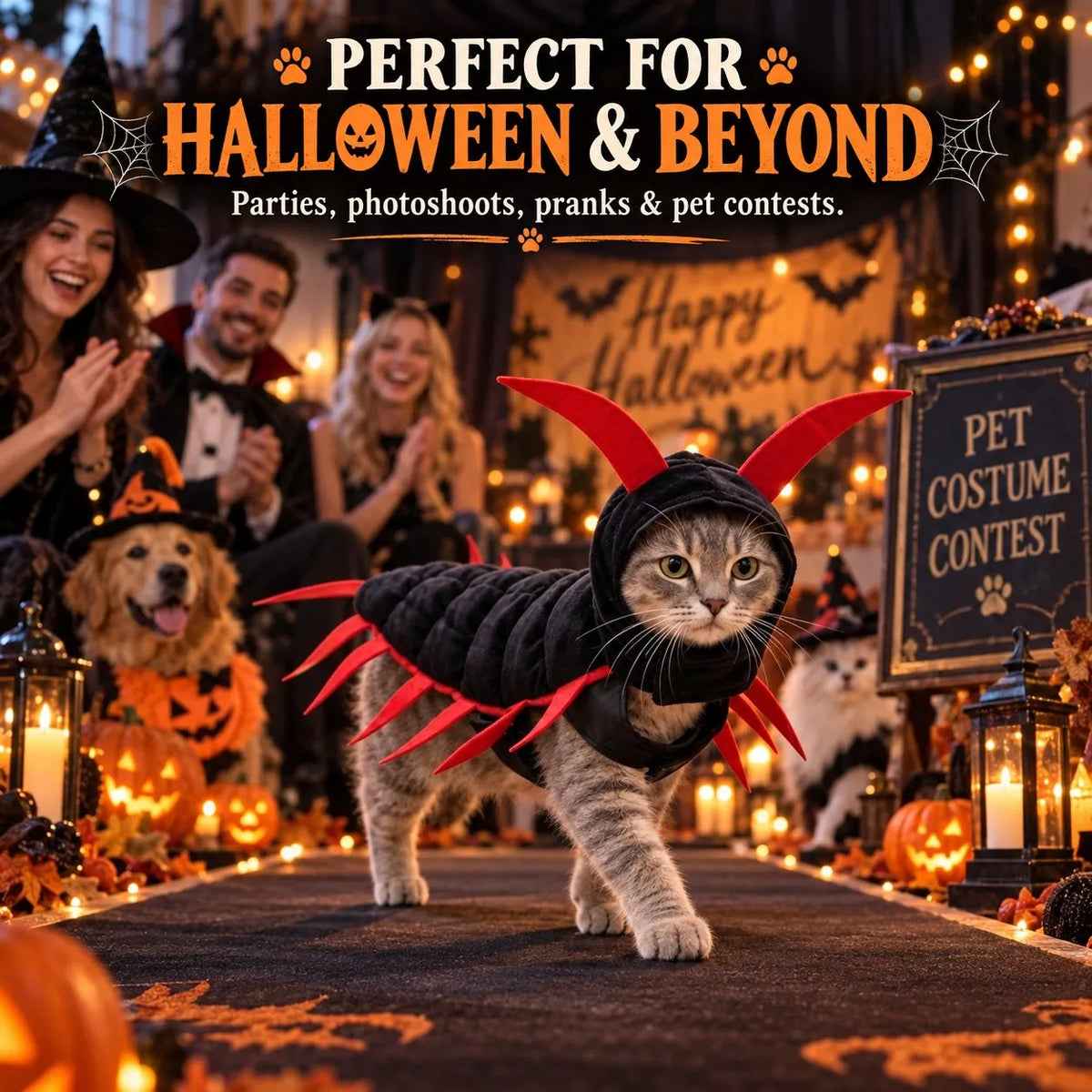 Halloween Cat Centipede Costume – image 4