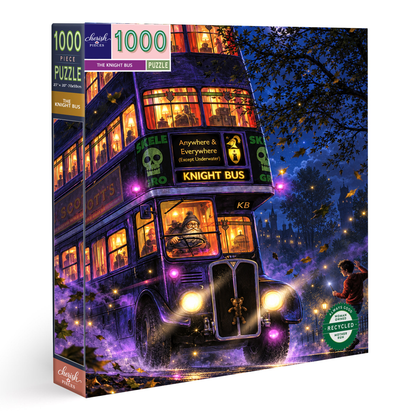 The Knight Bus Jigsaw Puzzle: A Magical Midnight Ride – 500/1000 Piece