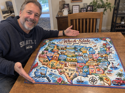 1000 pcs - Which State are you from? - 2026 new puzzle