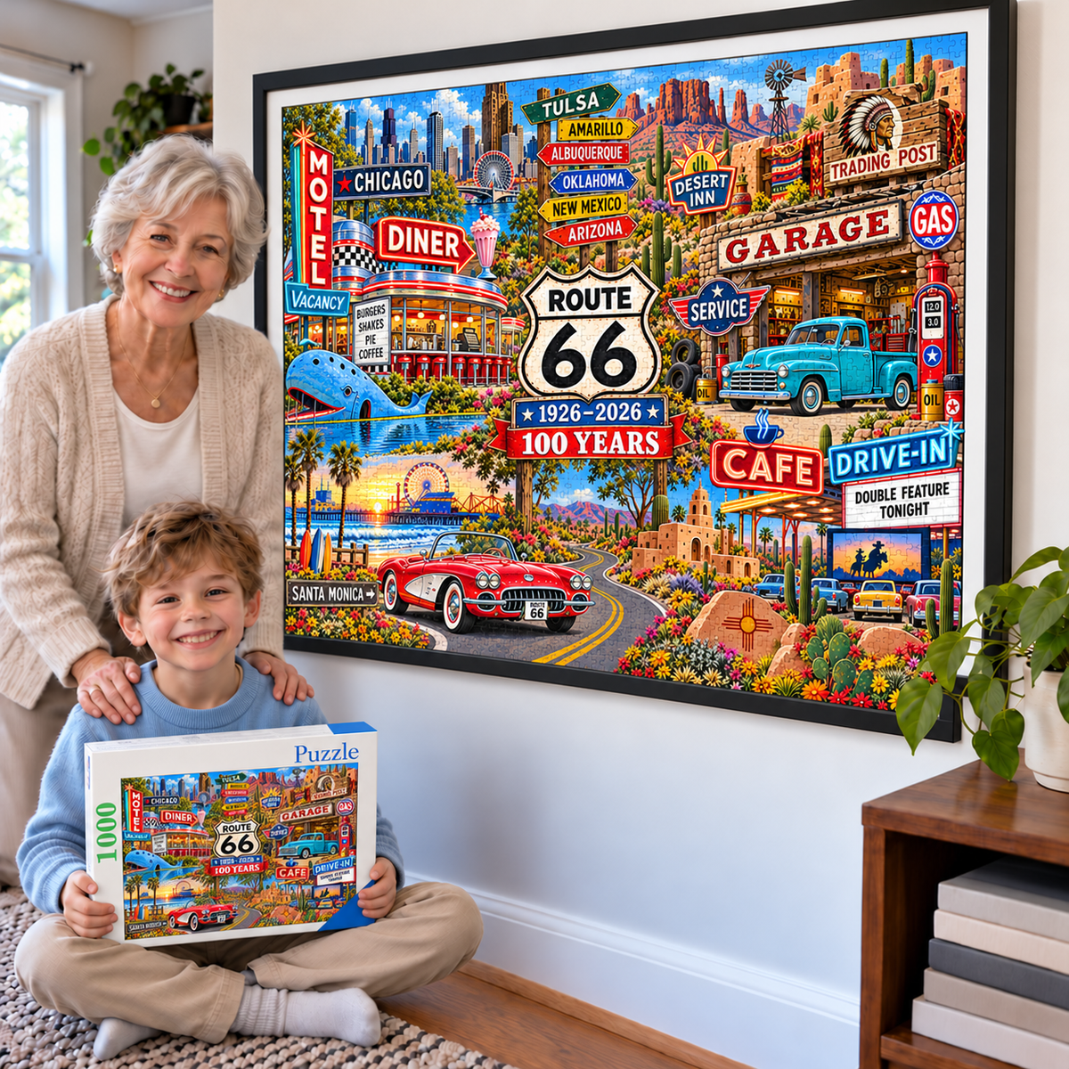 Route 66: A Century of Roadside Memories  Jigsaw Puzzle