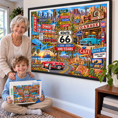 Route 66: A Century of Roadside Memories  Jigsaw Puzzle