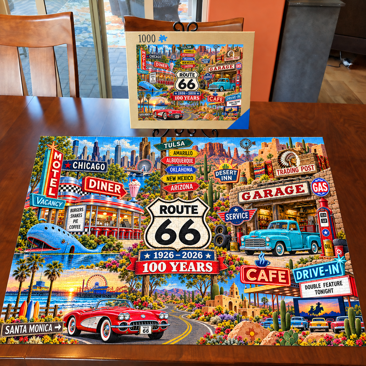 Route 66: A Century of Roadside Memories  Jigsaw Puzzle