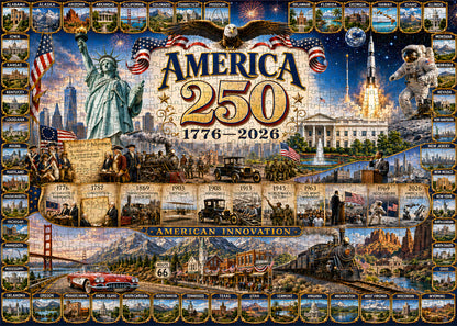 Amerika: 250. Jubiläums-Puzzle (1776–2026)