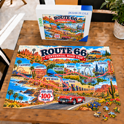 Route 66 Centennial Road Trip Puzzle — 100 Years of the Mother Road