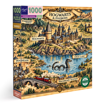 Classic Movie Map Jigsaw Puzzle – 500/1000 Piece