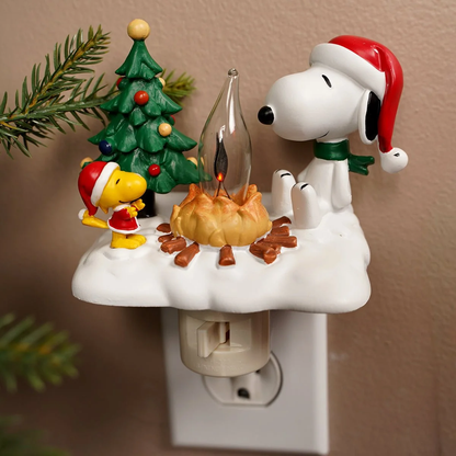 Lumières et scintillements de la nuit de Noël