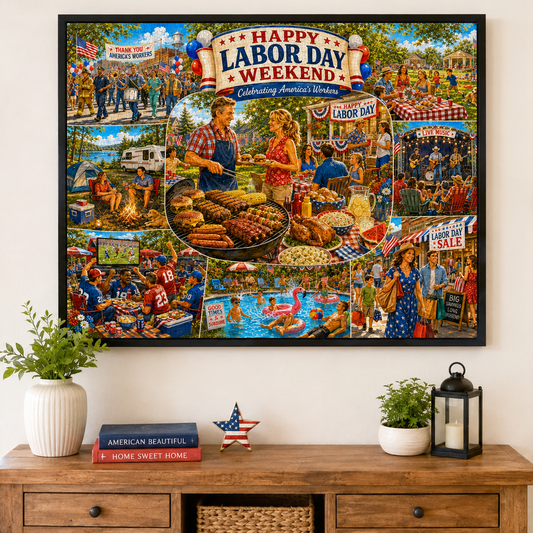 Labor Day Weekend – 500/1000 Piece Jigsaw Puzzle