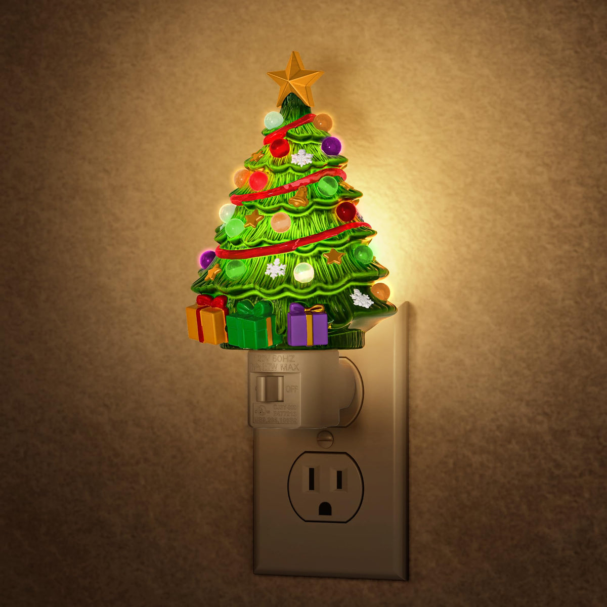 Festive Plug-In Night Lights – Halloween & Christmas Collection