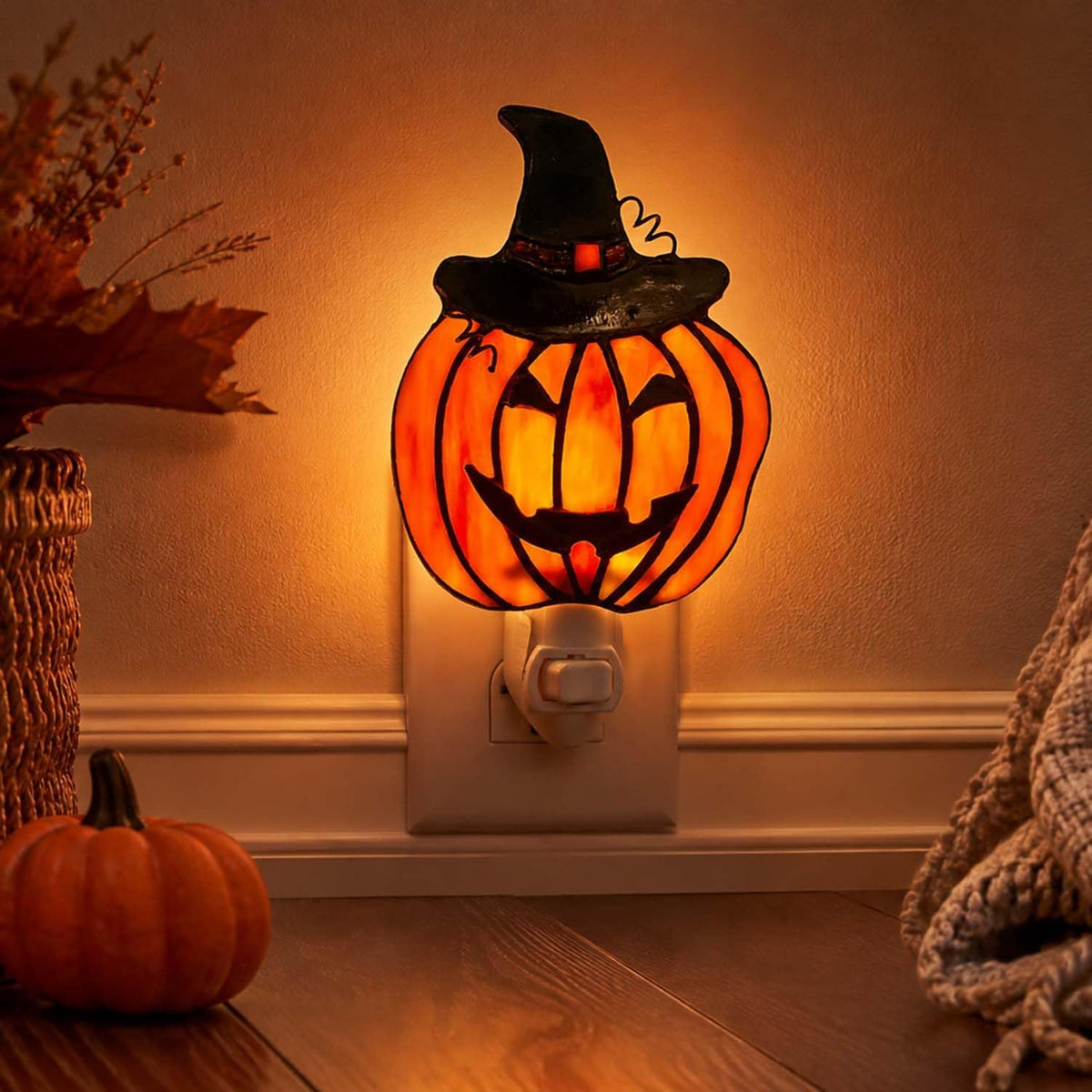 Festive Plug-In Night Lights – Halloween & Christmas Collection