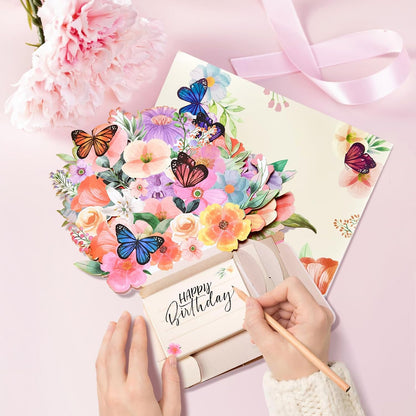 3D Light-Up Musical Birthday Bouquet Card